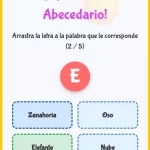 Abecedario videojuego para niños y niñas